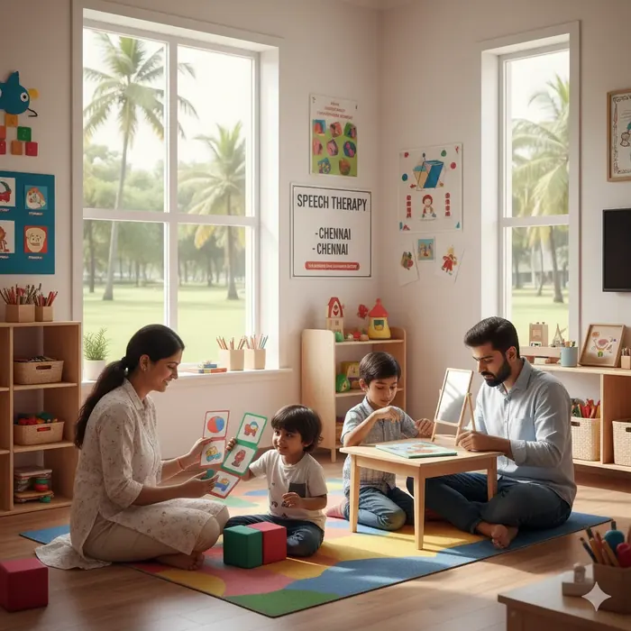 Speech Therapy at The Outcomes ABA Chennai